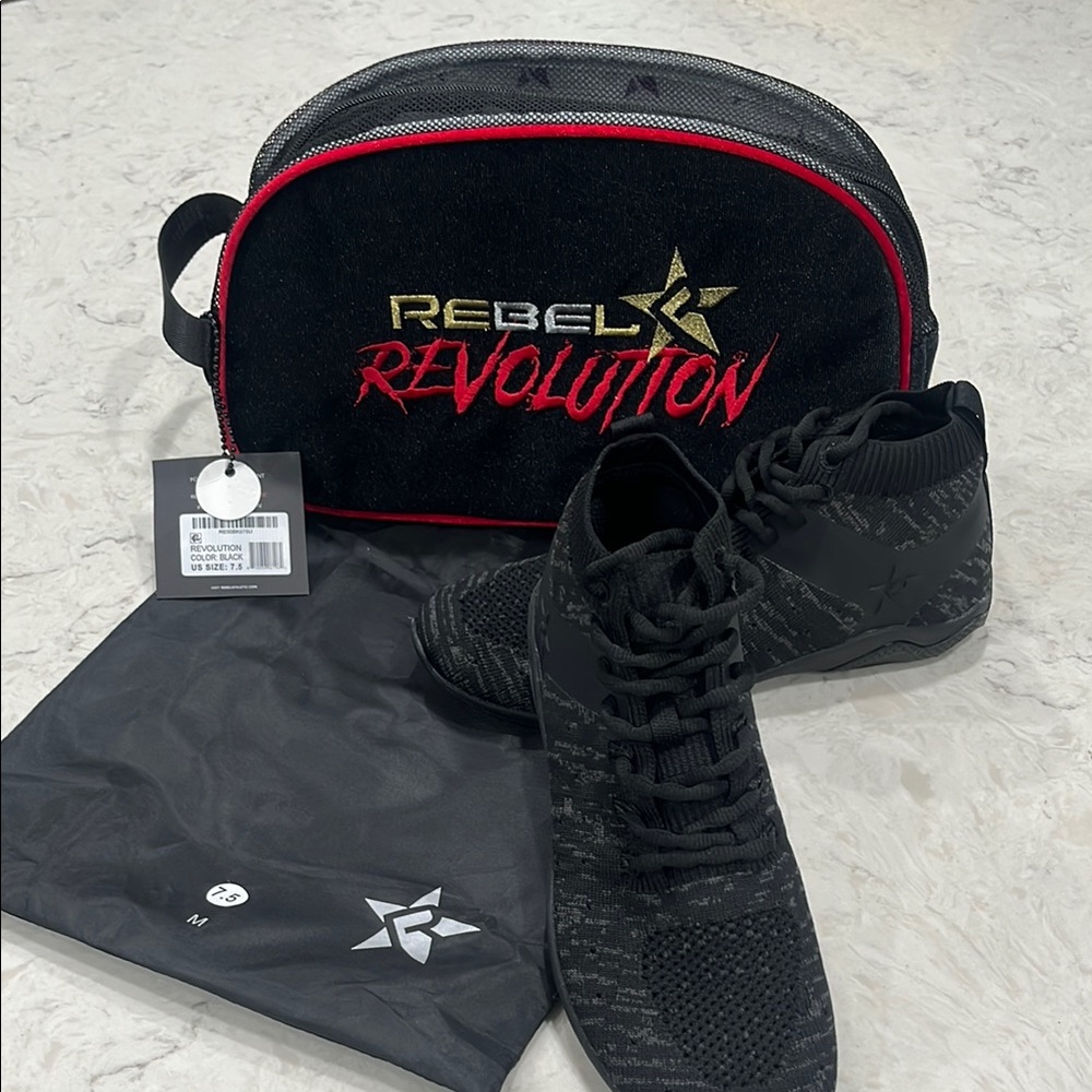 Women's Black Athletic Shoes Miss America 2025 Issued Shoes